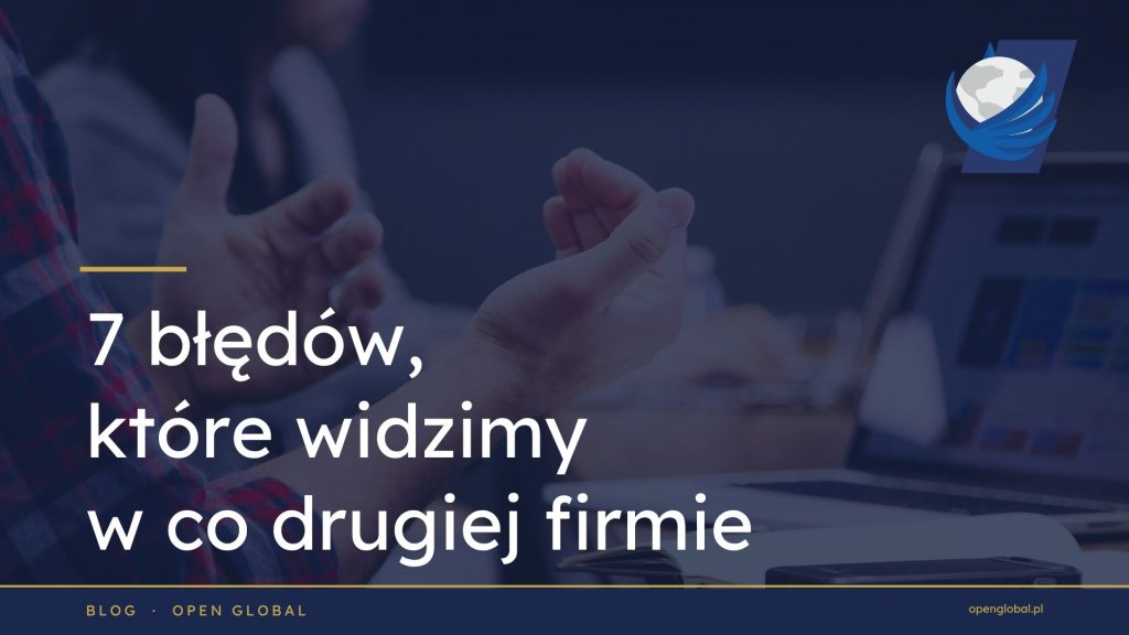 Błędy w firmie